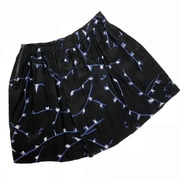 Rieley Silk Abstract Printed Skirt - Picture 4 of 8